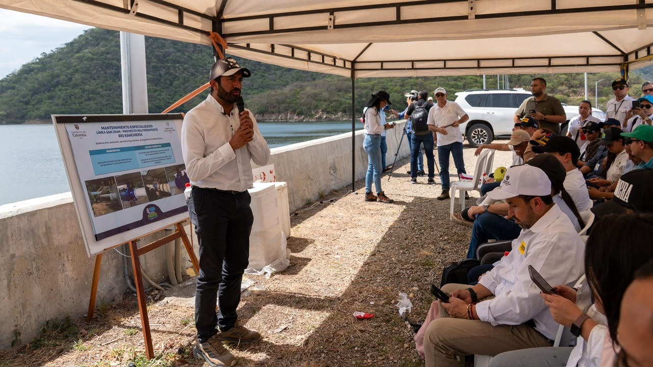 César Pachón, presidente de la Agencia de Desarrollo Rural, aseguró que el Proyecto Río Ranchería cumple el propósito de llevar agua para la gente y para la vida.