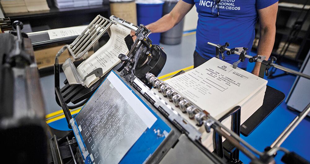 Fábrica Tarjetón braille