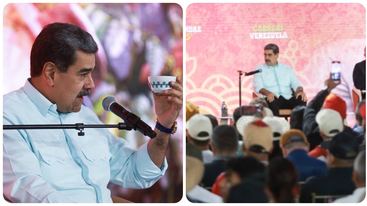 Nicolás Maduro durante un evento en Caracas