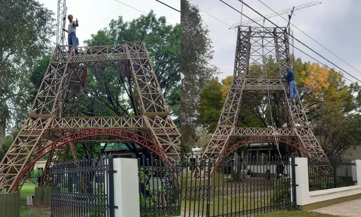 La torre será abierta al público para que pueda subir hasta 20 metros y poder disfrutar de esta réplica