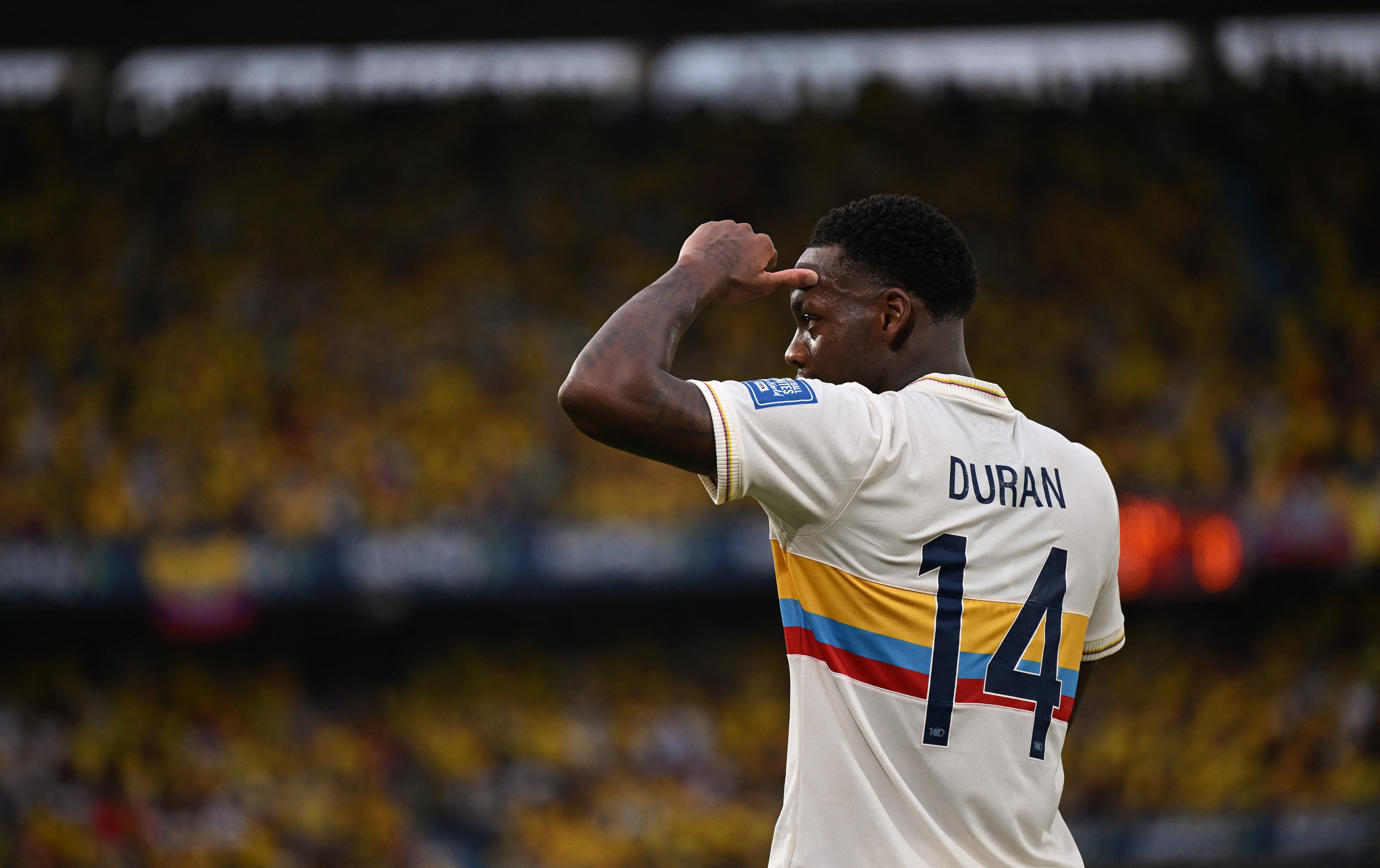 Jhon Jáder Durán, delantero de la Selección Colombia y Aston Villa