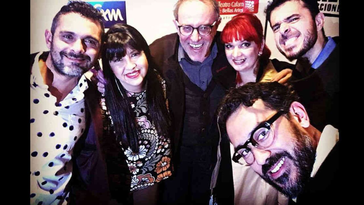 De izquierda a derecha: Diego Mateus, Yaneth Marín Ospina, Antonio Morales, Catalina Guzmán, Diego Camargo y Daniel Álvarez Mikey.