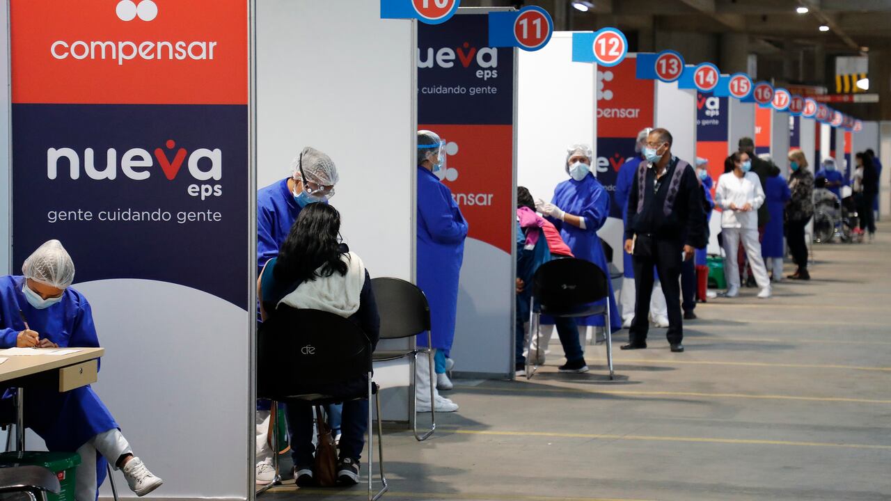 Compensar y Nueva EPS abren en Corferias el punto de vacunación contra el Covid 19 mas grande del pais