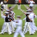 Desfile Militar Conmemoración 20 de Julio.
Escuela Militar José María Córdoba.
Bogotá Julio 20 de 2021.
Foto: Juan Carlos Sierra-Revista Semana.