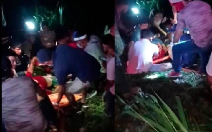 Los jóvenes se movilizaban por la vía  Sabanales - El Topón.