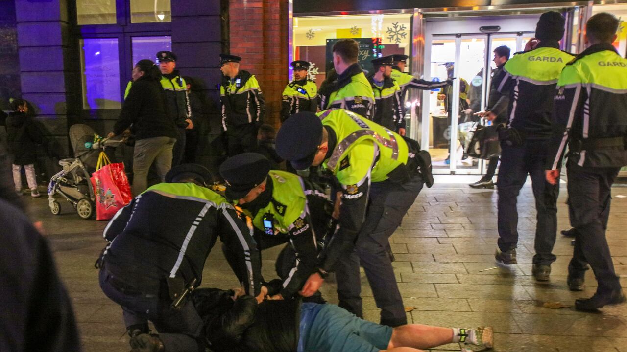 La Policía tuvo que desplegar el fuerte operativo después de las alteraciones de orden público que se registraron.