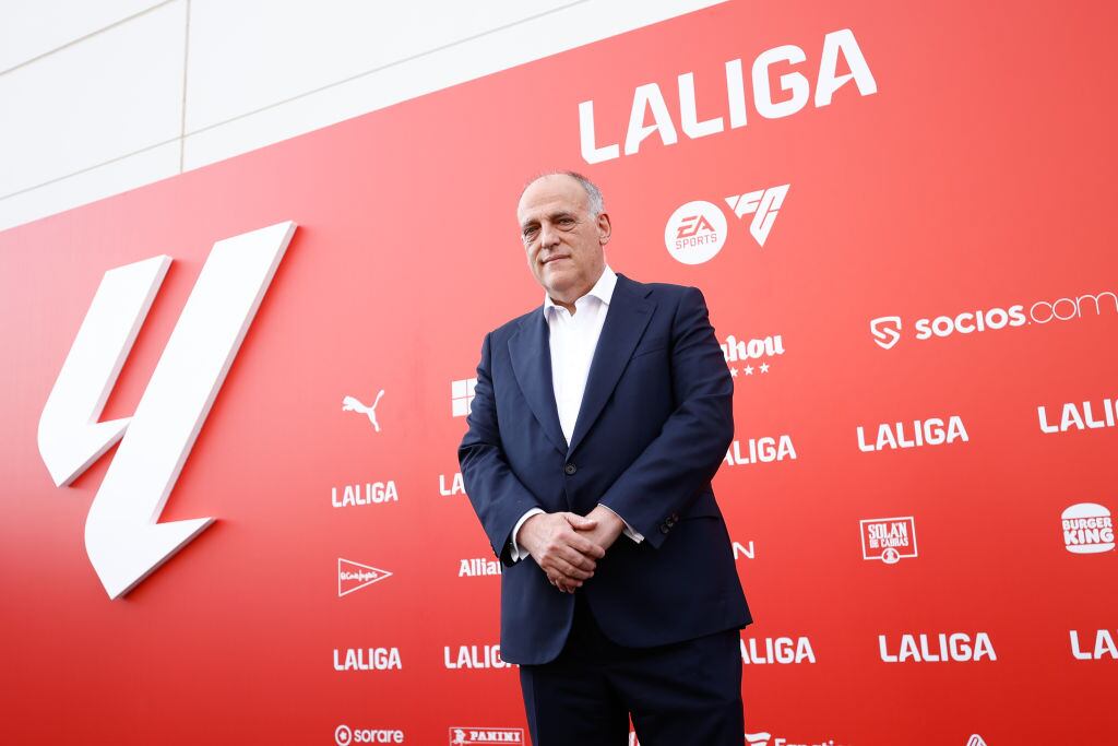 Javier Tebas, presidente de La Liga de España.
