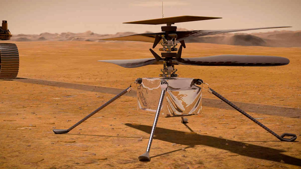 Aseguran que Ingenuity podría estar listo para el Vuelo 29. Foto archivo: NASA / JPL-Caltech vía AP.