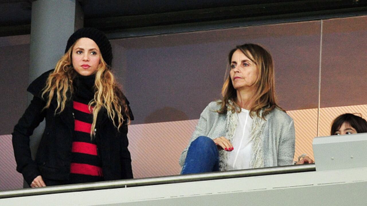 Shakira y la madre de Piqué.