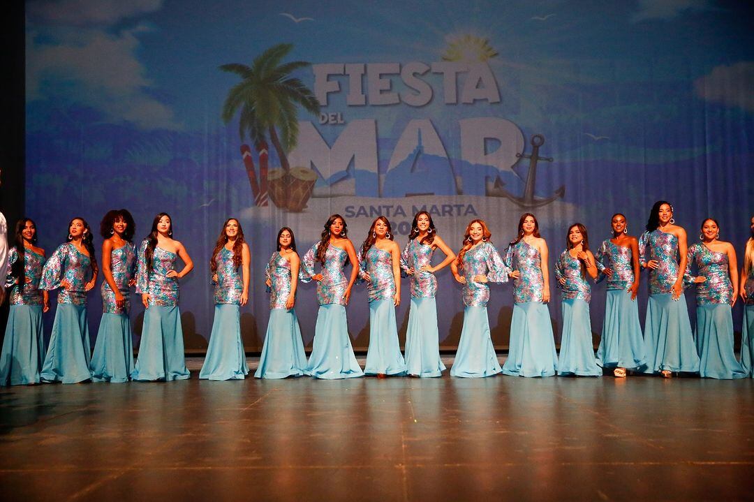 Candidatas al reinado de Capitana Distrital 2024.