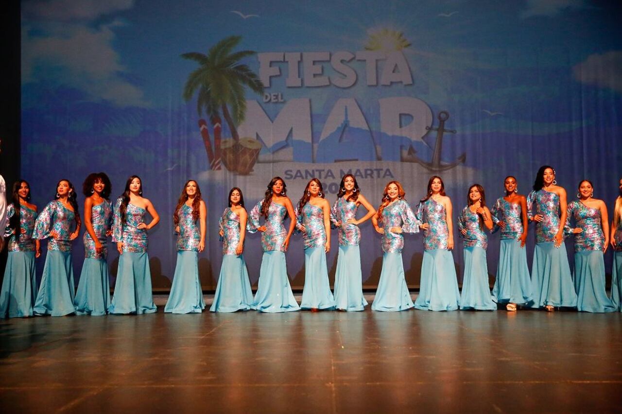 Candidatas al reinado de Capitana Distrital 2024.