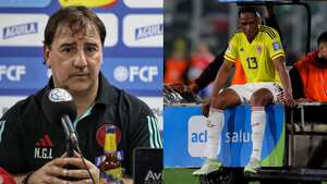 Néstor Lorenzo y Yerry Mina