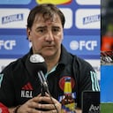 Néstor Lorenzo y Yerry Mina