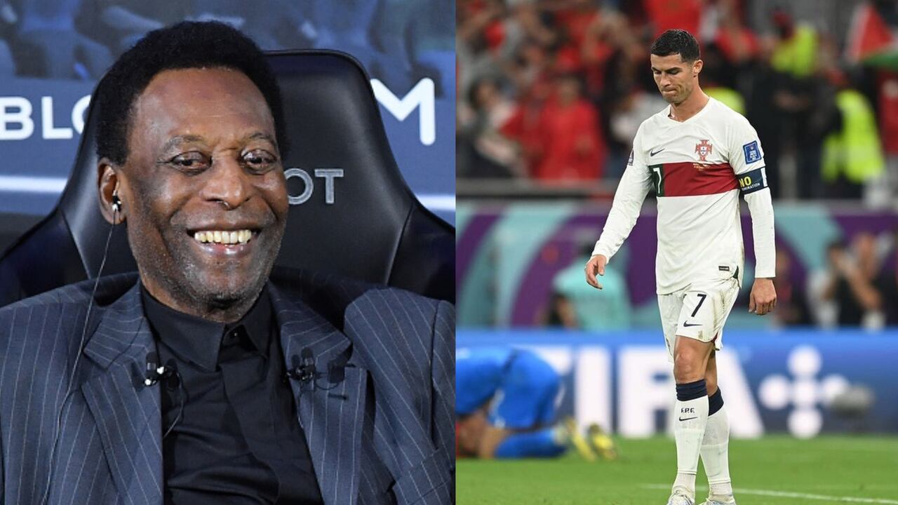 Pelé envió un mensaje de apoyo a Cristiano Ronaldo tras la eliminación de Portugal del Mundial.