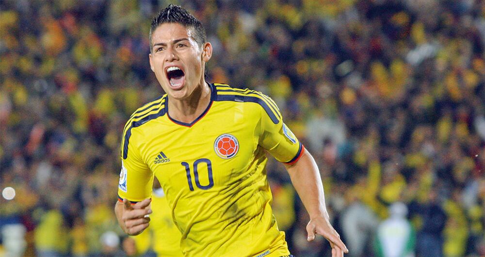  James Rodríguez ilusionó al mundo con la actuación en el Mundial de Brasil 2014. De allí saltó al Real Madrid.