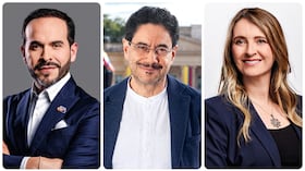 Abelardo de la Espriella, Iván Cepeda y Paloma Valencia