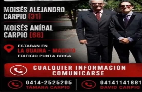 Aquí encontrará a algunos de los desaparecidos tras el terremoto en Venezuela.