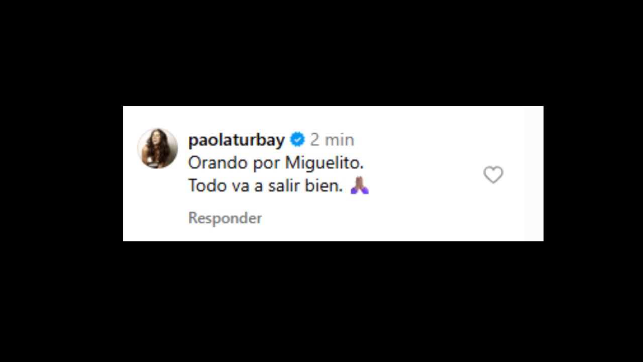 Paola Turbay reaccionó a post enfocado en la vida de Miguel Uribe Turbay