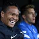 VALENCIA, SPAIN - MARCH 05: Carlos Bacca of Granada CF looks on during the Copa del Rey match between Valencia CF and Granada CF at Estadio Mestalla on March 05, 2052 in Valencia, Spain. (Photo by Aitor Alcalde Colomer/Getty Images)
