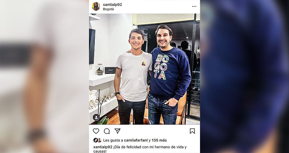 Julián Moreno, alcalde local de Suba (izquierda) y Santiago León, asesor de despacho de la Esap (derecha).