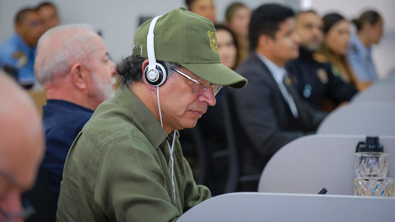 El presidente, Gustavo Petro, el 9 de septiembre de 2025, en Manos (Brasil).