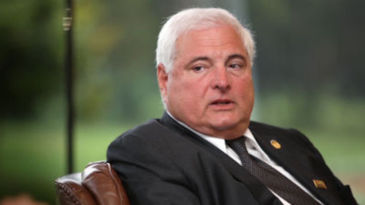 El presidente panameño Ricardo Martinelli.