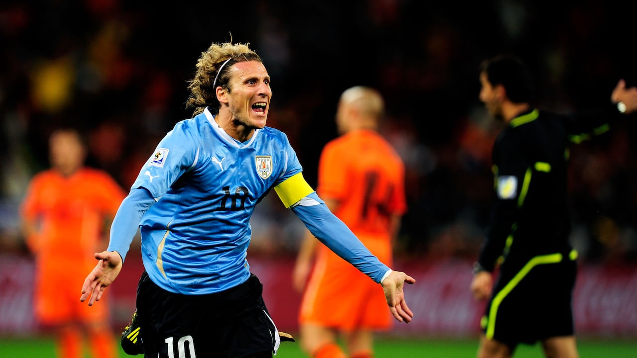 Diego Forlán disputó en Brasil 2014 su última Copa del Mundo.