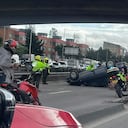 El accidente en la Avenida Boyacá con Avenida Mutis.