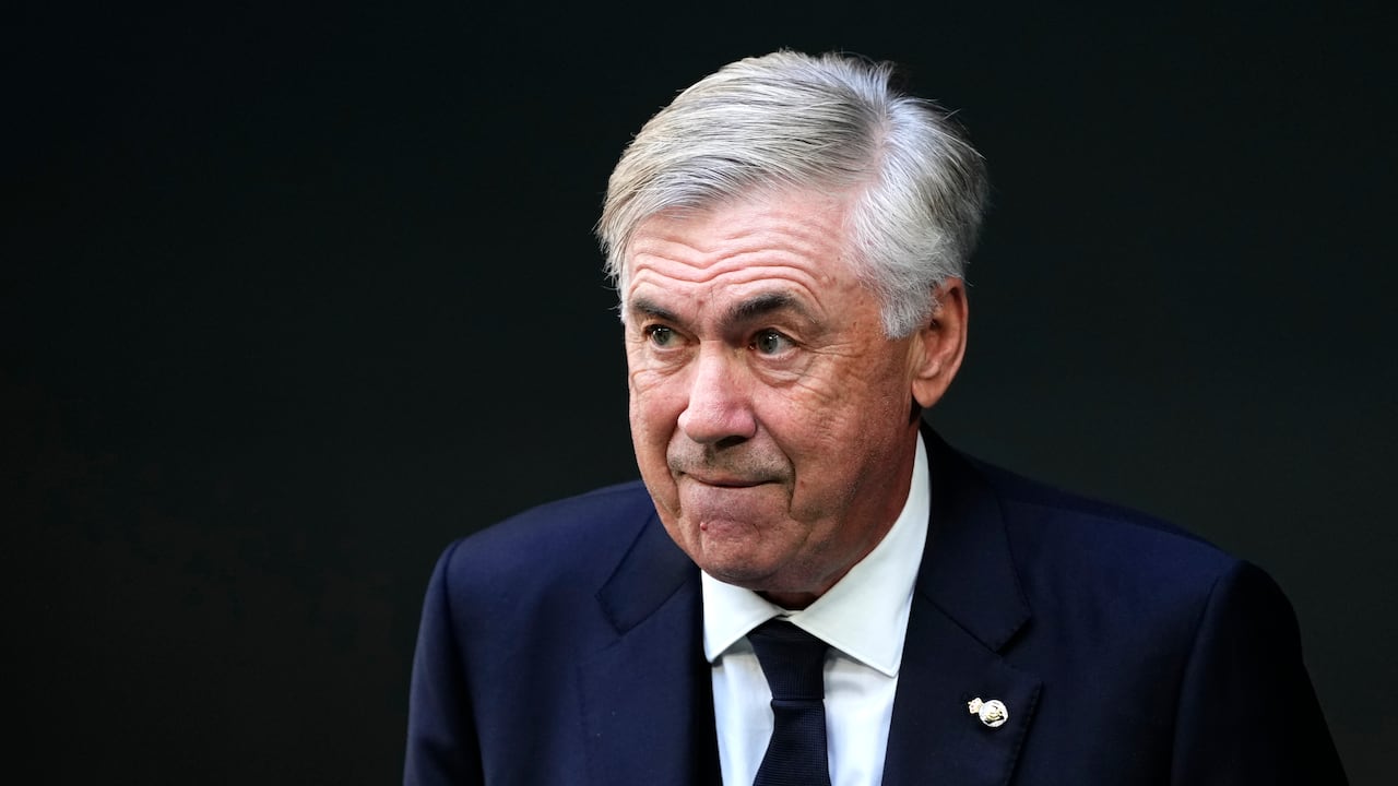 Carlo Ancelotti, entrenador del Real Madrid.