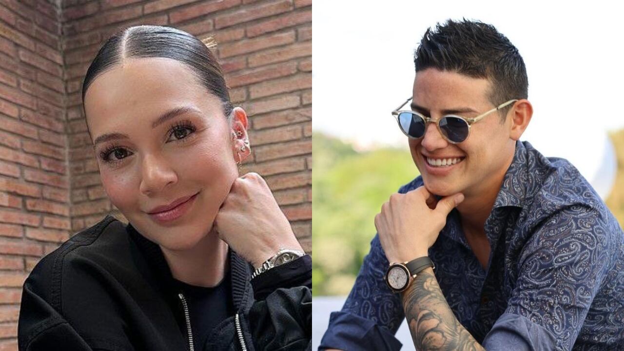 Lina Tejeiro y James Rodríguez