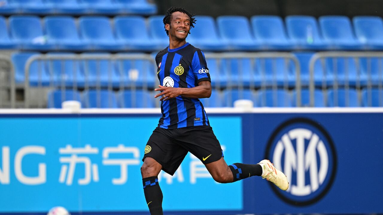 Juan Guillermo Cuadrado jugó 33 minutos en su estreno con Inter de Milán.