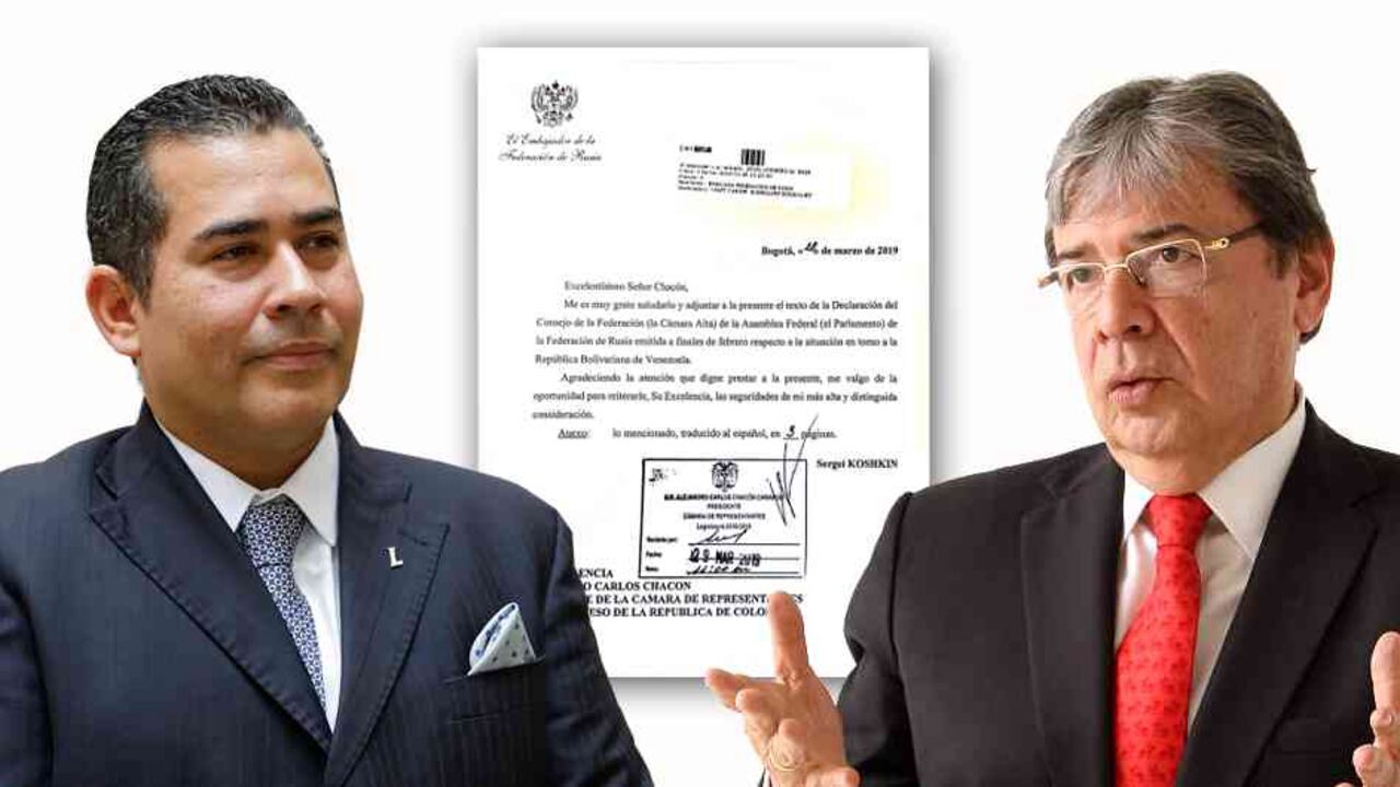 Chacón guardó silencio sobre la carta, porque no está seguro de que se trate de una comunicación oficial de la Embajada de Rusia.