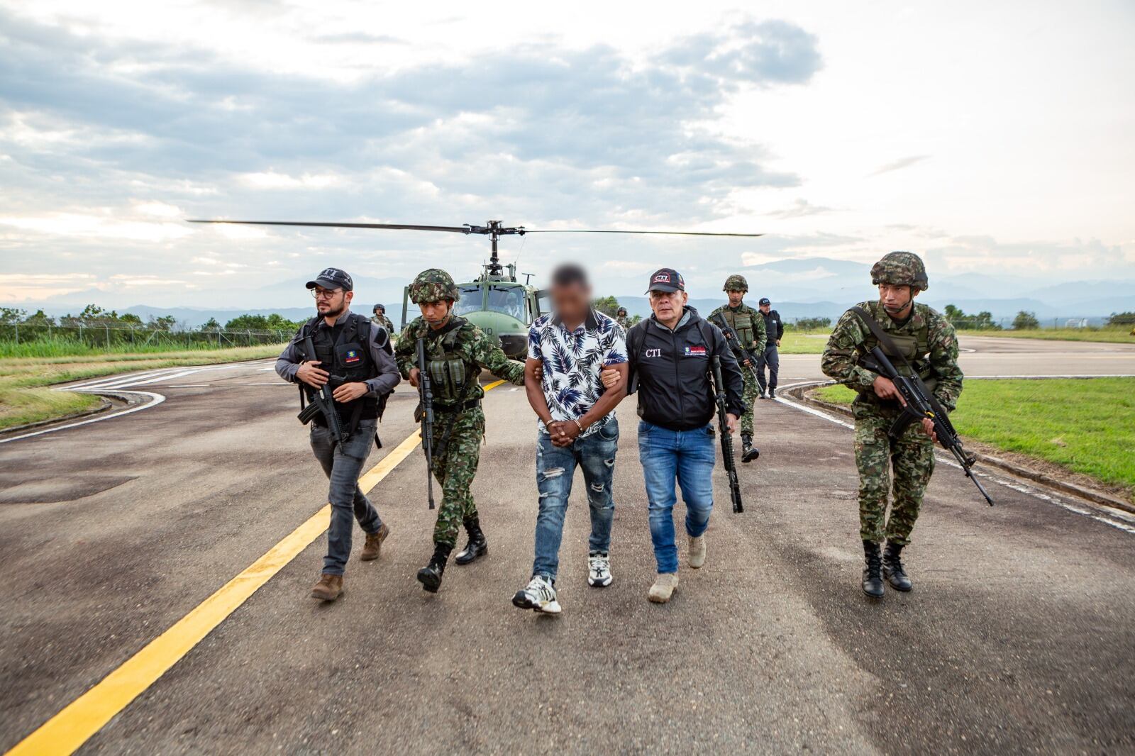 Ejército y CTI capturaron a alias Stiven.