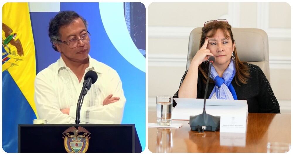 Gustavo Petro y Ángela María Buitrago