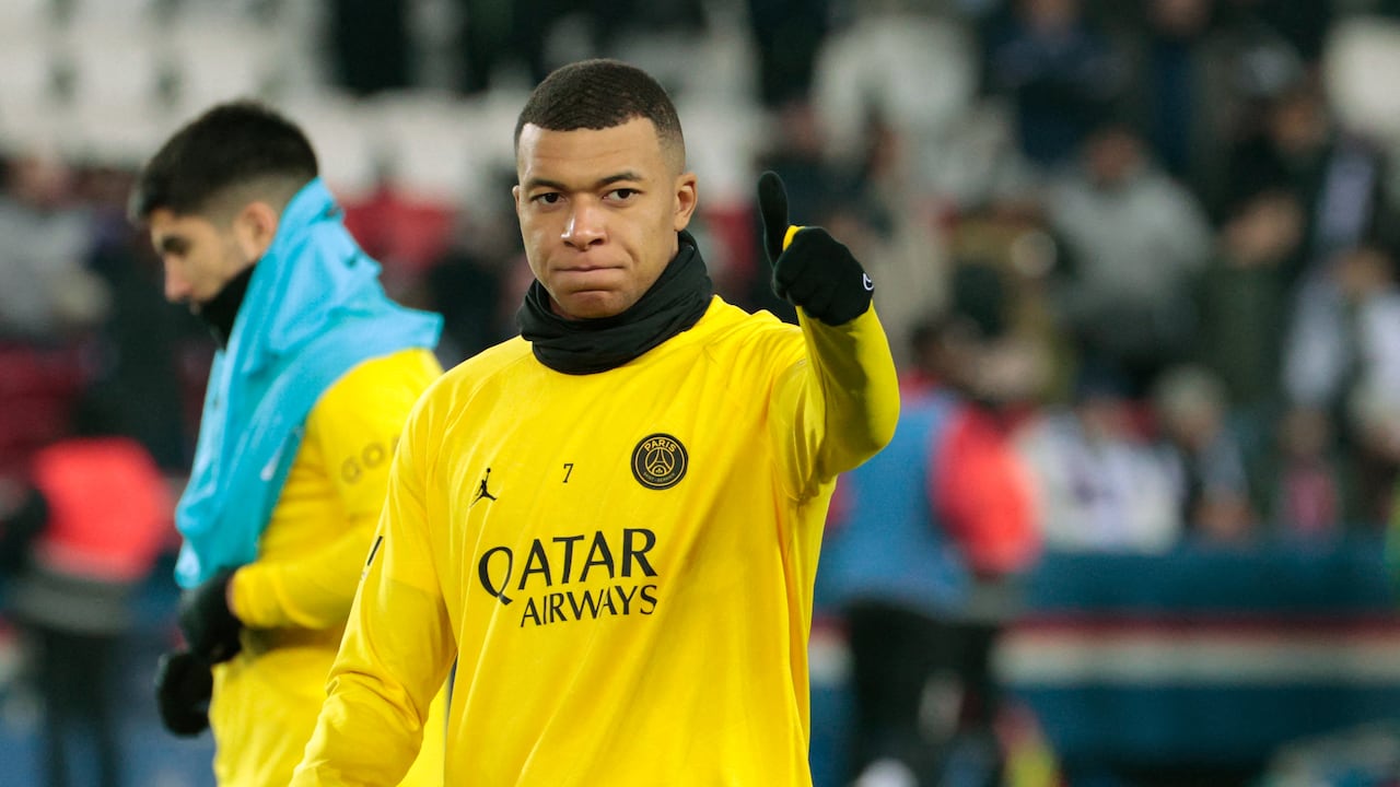El jugador francés Kylian Mbappé.