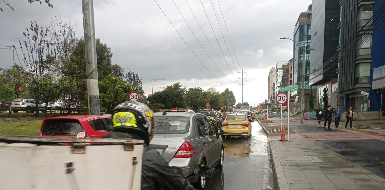 Las fuertes lluvias han venido acompañadas de granizo.
