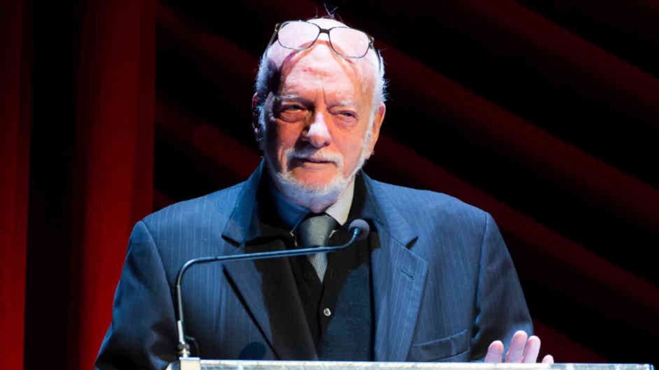 Harold Prince en el evento "Everybody, Rise!" en 2014. Foto: AP