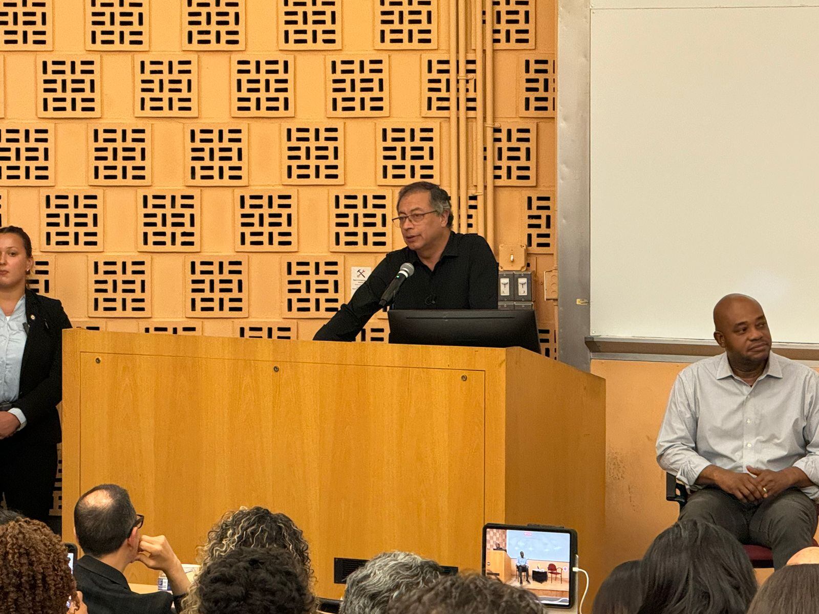 El presidente de la República, Gustavo Petro, en Estados Unidos.