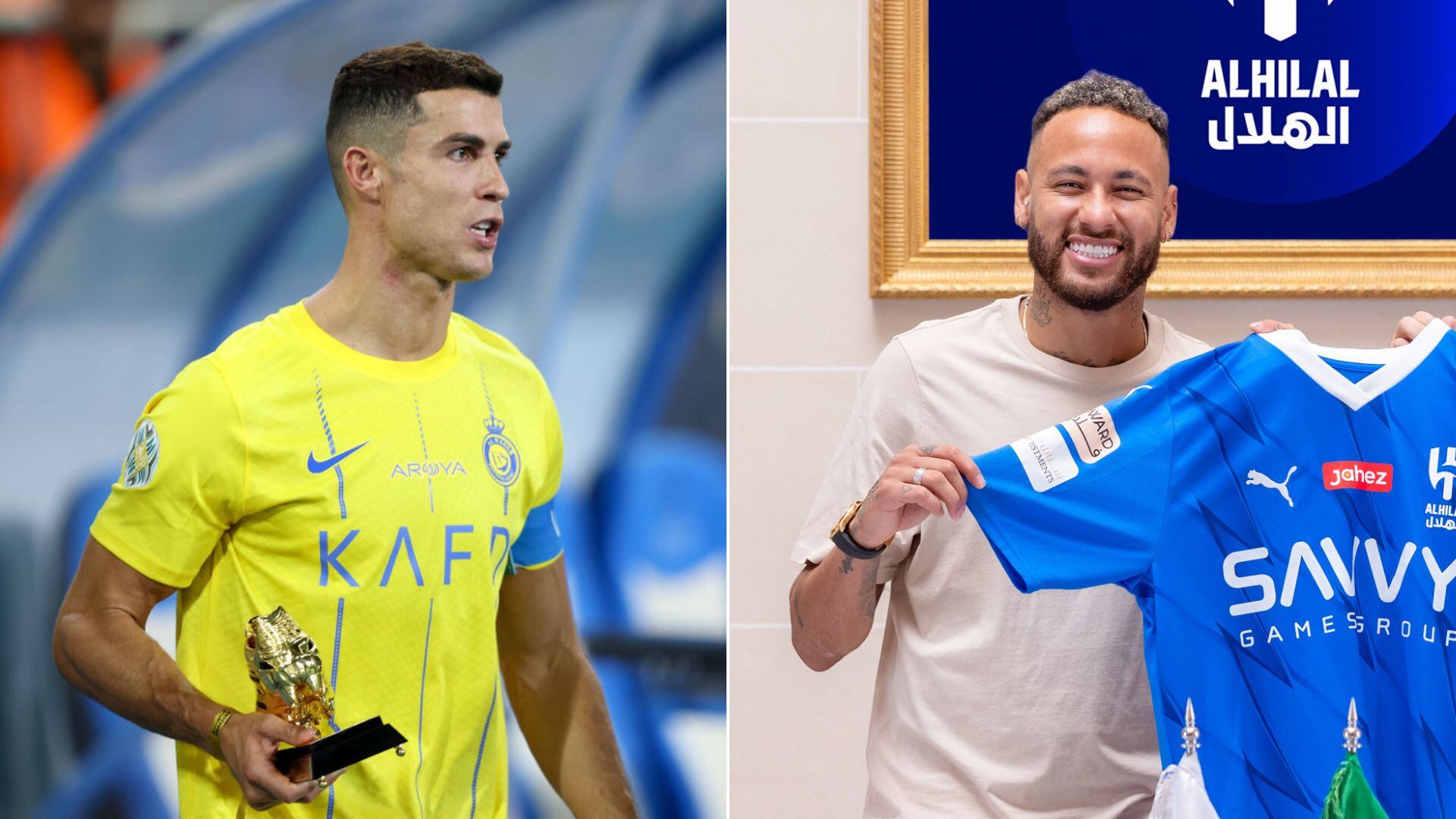 Cristiano Ronaldo y Neymar Jr. se encontrarán en la liga de Arabia Saudí.