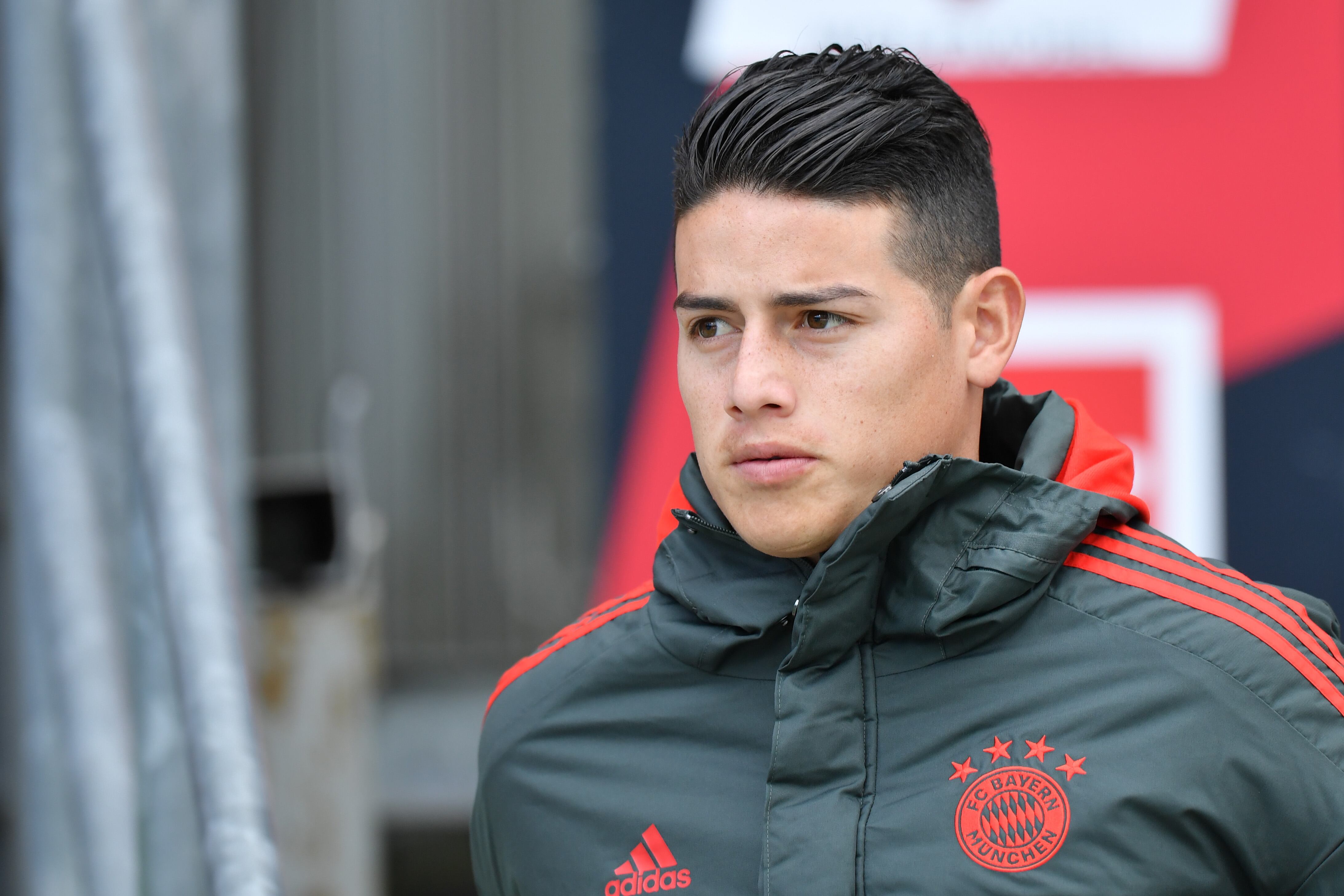 James Rodríguez al servicio del Bayern Múnich de Alemania.