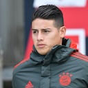 James Rodríguez al servicio del Bayern Múnich de Alemania.