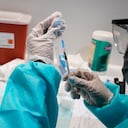 Vacuna Pfizer. (AP Photo/Mary Altaffer)