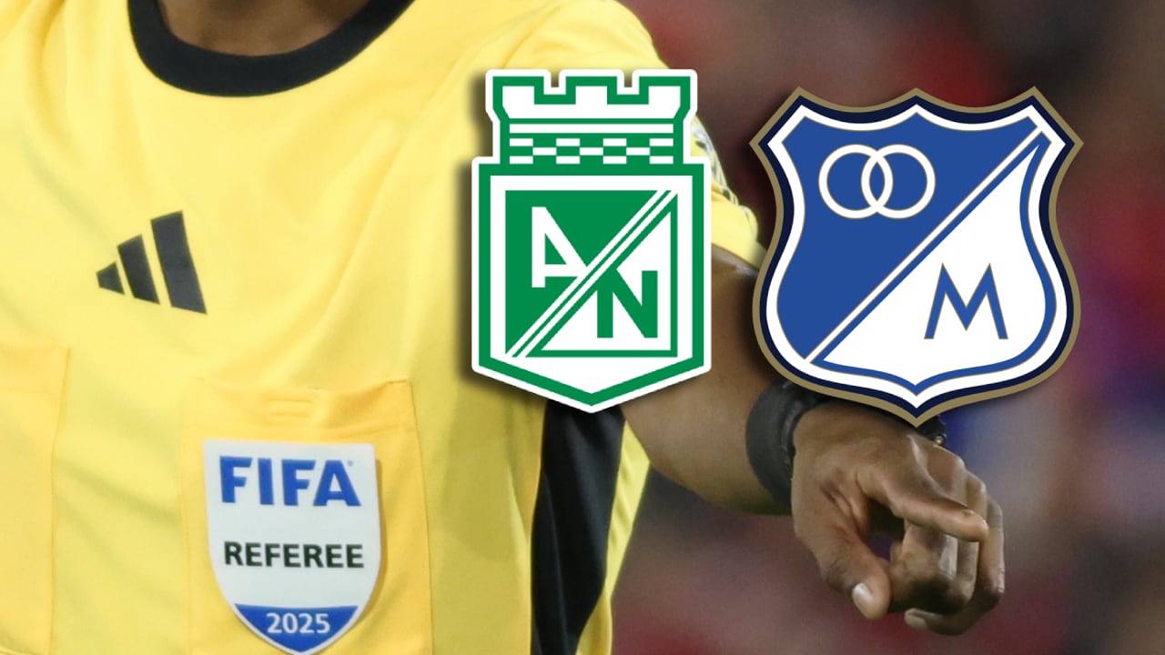 Atlético Nacional y Millonarios pondrán a prueba al cuerpo arbitral en el Atanasio Girardot.