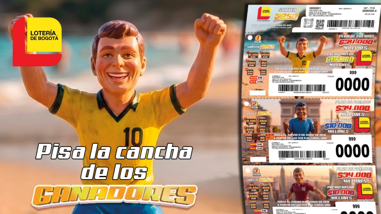 La fortuna volvió a ponerse a prueba este jueves con una nueva edición de la Lotería de Bogotá.