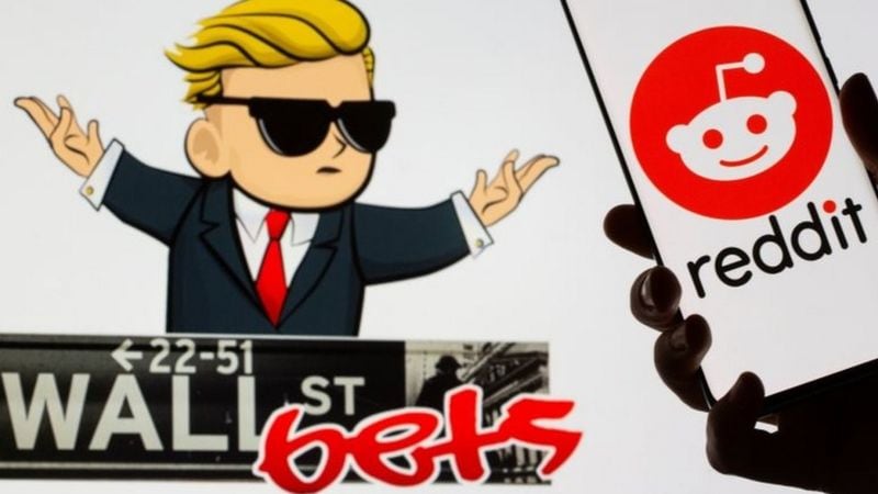 El foro en el centro de esta historia es Wall Street bets.