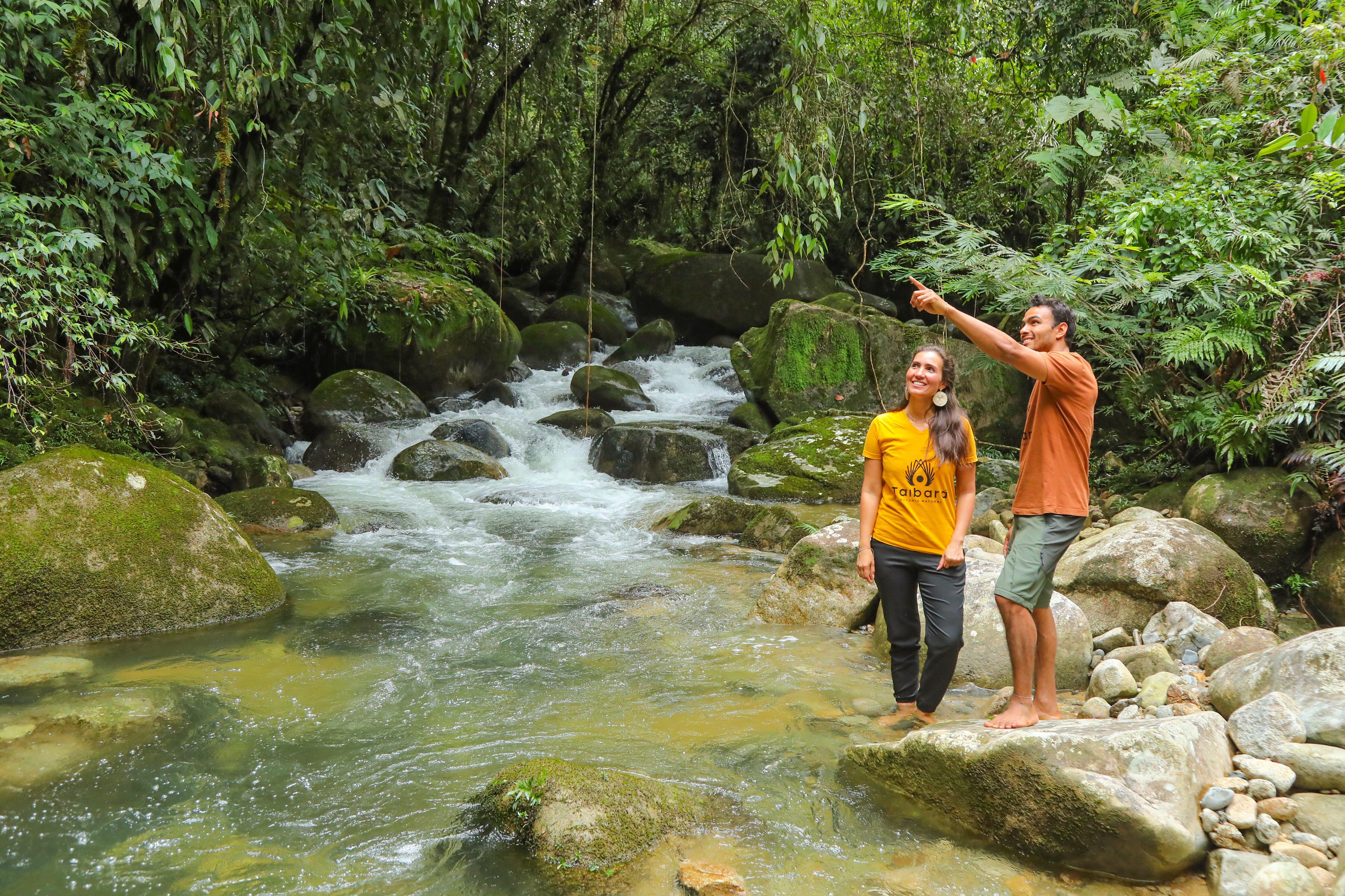 Liumara Márquez, del Refugio Natural Taibará, hace parte de la red de empresarios que Comfama acompaña en el Oriente antioqueño.