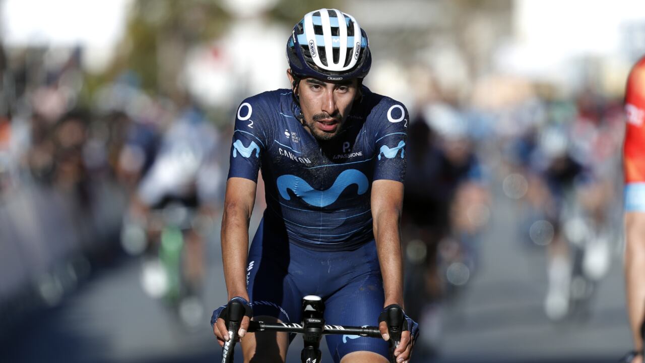 El pedalista colombinao tuvo que ser trasladado a un centro médico.