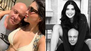 Jorge Raush y su novia Nathalie Monsalve, quien es menor 24 años.