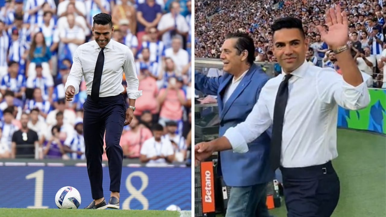 Homenaje de Porto y Atlético de Madrid a Falcao: presentación del colombiano se hizo viral.