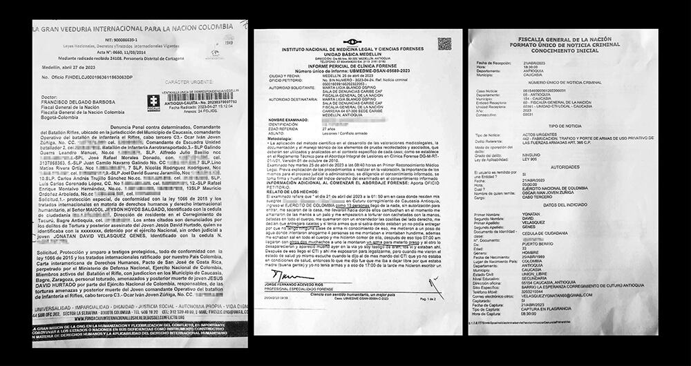    Una veeduría de derechos humanos tomó el caso, denunció los hechos y envió la información al presidente Gustavo Petro, al fiscal General, Francisco Barbosa, y al comisionado para la paz, Danilo Rueda.